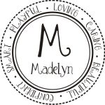 Monogram Vinyl Wall Art
