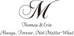 Monogram Vinyl Wall Art