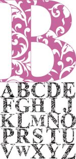 Damask Vinyl Wall Decal