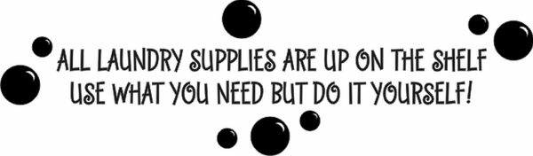 Laundry Wall Sayings