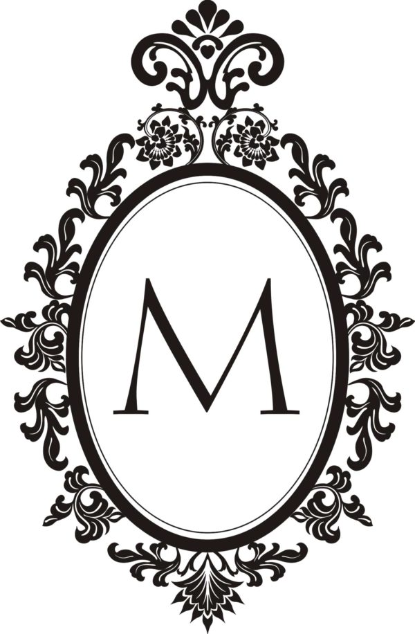 Monogram Vinyl Wall Art